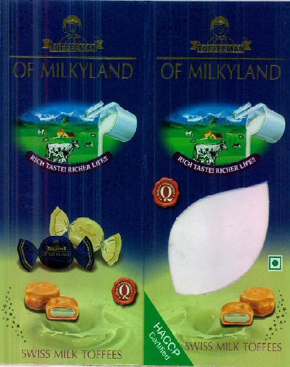 Toffeeman Of Milkyland Swiss Milk Toffees Device mark 2929234 Trademark