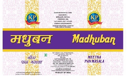Madhuban Meetha Pan Masala Device mark 3763796 Trademark
