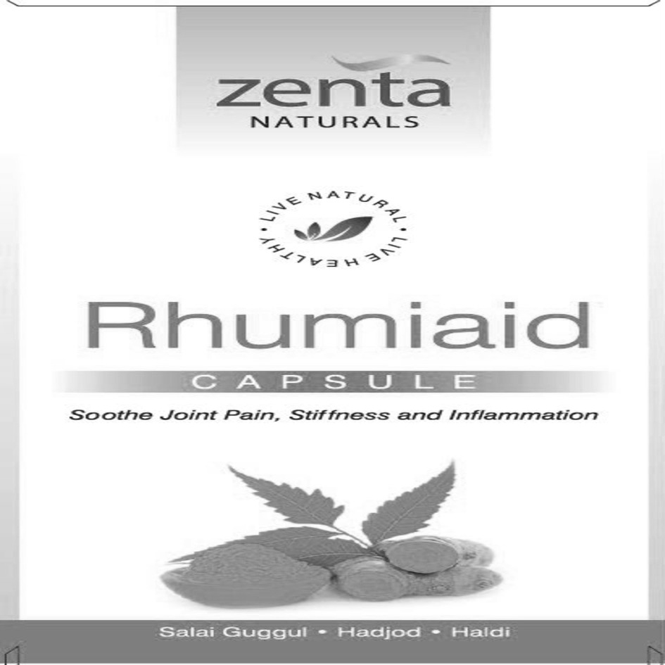 Zenta Naturals Rhumiaid Device mark 4162146 Trademark