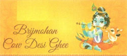 Brijmohan Cow Desi Ghee With Device Of Picture Of Lord Shri Krishna With Cow Device mark 4165267 Trademark