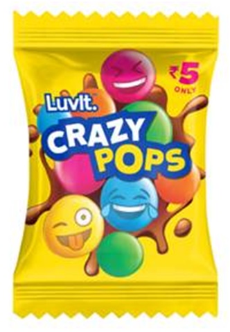 Luvit Crazy Pops & Device Device mark 4165797 Trademark