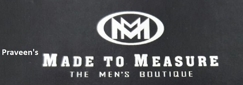 Praveen's Made To Measure With Device Of Mm Device mark 3761412 Trademark