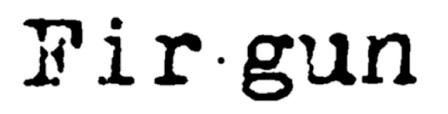 Firgun Device mark 4168312 Trademark