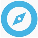 Logo Of A Circle With A Magnetic Needle Device mark 4168345 Trademark