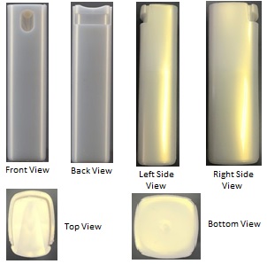 Shape Of Perfume Container Device mark 3759774 Trademark