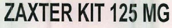 Zaxter Kit 125 Mg Device mark 2381076 Trademark