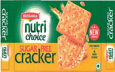Britannia Nutrichoice Sugar Free Cracker Device mark 4174554 Trademark