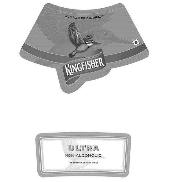 Kingfisher Ultra Non-alcoholic (label Mark) Device mark 4176232 Trademark