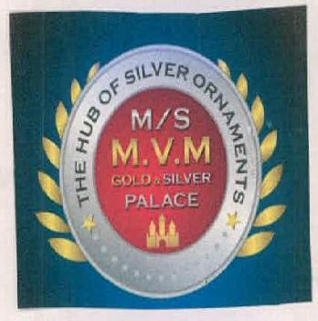The Hub Of Silver Ornaments M/s M.v.m Gold Silver Palace Device mark 3387092 Trademark
