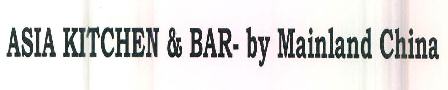 Asia Kitchen & Bar- By Mainland China Device mark 3387180 Trademark