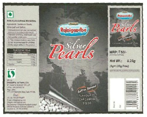 Rajnigandha Silver Pearls Device mark 3381855 Trademark