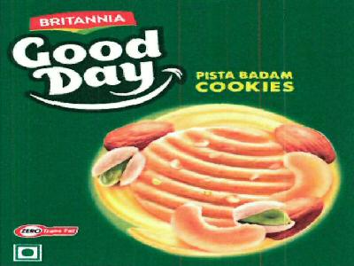 Britannia Good Day Pista Badam Cookies Device mark 4182343 Trademark