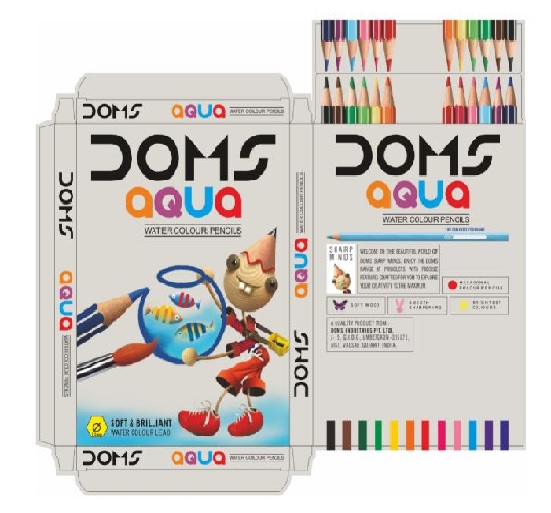 Doms Aqua Water Colour Pencils - Packaging Device mark 4183882 Trademark