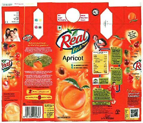 Real Fruit Apricot Device mark 3368450 Trademark