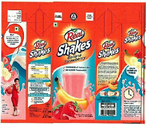 Real Shakes Banana Strawberry Device mark 3368466 Trademark