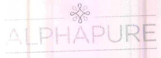 Alphapure Device mark 3368490 Trademark