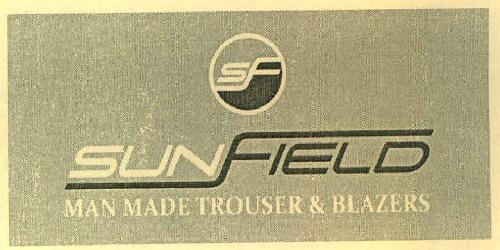 Sf Sun Field Man Made Trouser & Blazers Device mark 3747027 Trademark