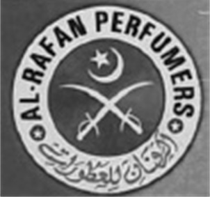 Al-rafan Perfumers Device mark 4186363 Trademark