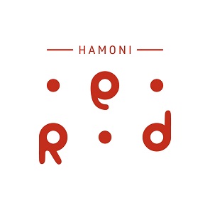 Hamoni Red (red In Stylish Font ) With Device Device mark 3363377 Trademark
