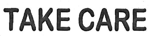 Take Care Device mark 3363447 Trademark