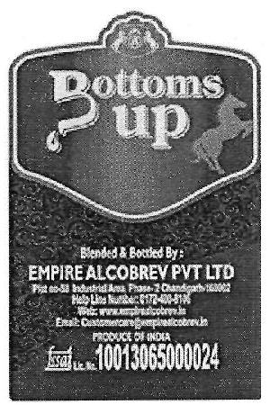 Bottoms Up Device mark 3360789 Trademark