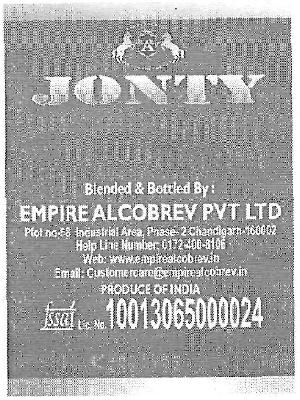 Jonty Device mark 3360790 Trademark