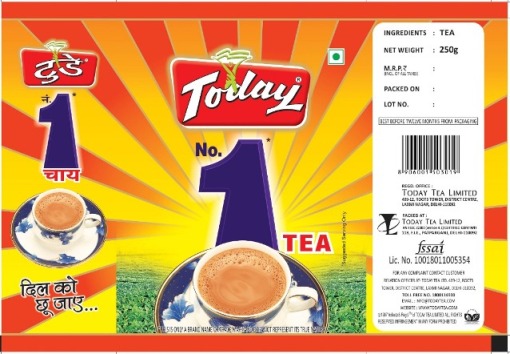 Today No. 1 Tea Dil Ko Chhu Jaye With Device Device mark 4189327 Trademark