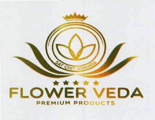 Flower Veda (label) Device mark 3347733 Trademark