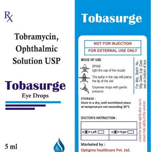 Tobramycin,ophthalmic Solution Usp Tobasurge Eye Drops Device mark 4194522 Trademark