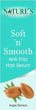 Nature's Professional Soft 'n' Smooth Anti Frizz Hair Serum Device mark 3342624 Trademark