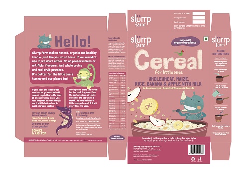 Slurrp Farm Cereal Box (label) Device mark 3605137 Trademark