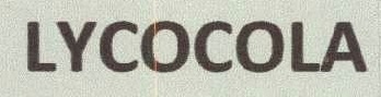 Lycocola (label) Device mark 3739882 Trademark