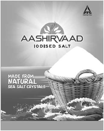 Itc Aashirvaad Iodised Salt Device mark 3335001 Trademark
