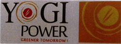 Yogi Power With Word Greener Tomorrow! Device mark 3590450 Trademark