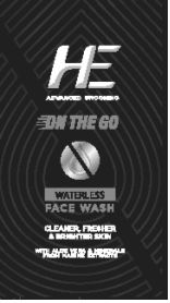 He On The Go Waterless Device mark 3333216 Trademark
