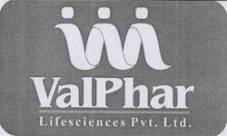 Valphar Lifesciences Pvt. Ltd. With Va Logo Device mark 3580549 Trademark