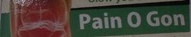 Pain O Gon (label) Device mark 3577148 Trademark
