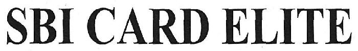 Sbi Card Elite Device mark 3324736 Trademark