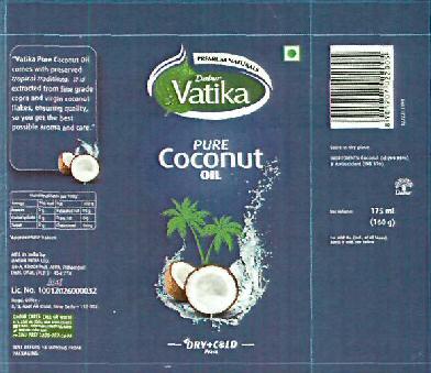 Dabur Vatika Pure Coconut Oil Device mark 3569443 Trademark