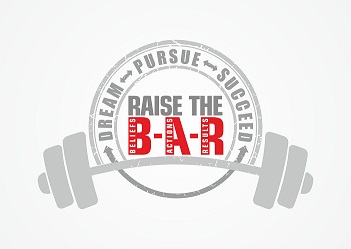 Raise The Bar Dream Pursue Succeed Logo Device mark 4209614 Trademark