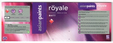 Asian Paints Royale Matt Device mark 3262112 Trademark