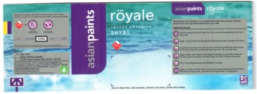 Asian Paints Royale Shyne Device mark 3262119 Trademark