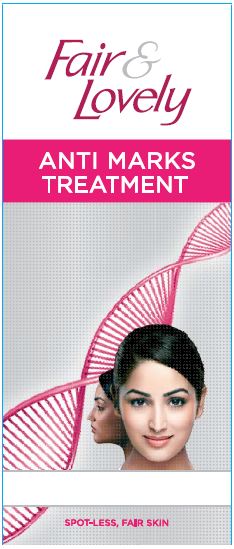 Fair & Lovely Anti Marks Treatment (stylised) (label) Device mark 3251895 Trademark