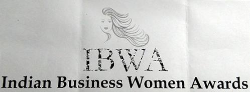 Ibwa Indian Business Women Awards Device mark 3239382 Trademark