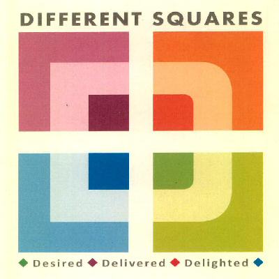 Different Squares Desired Delivered Delighted Device mark 3485413 Trademark