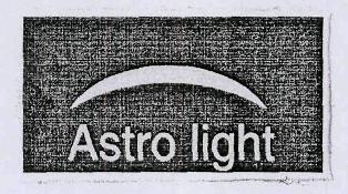 Astro Light (label) Device mark 3481875 Trademark