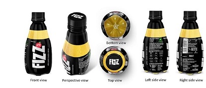 Appy Fizz (shape Of Bottle) Device mark 4220485 Trademark