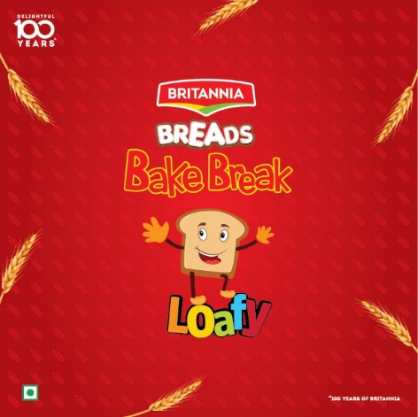 Britannia Breads Bake Break Loafy Device mark 4225390 Trademark