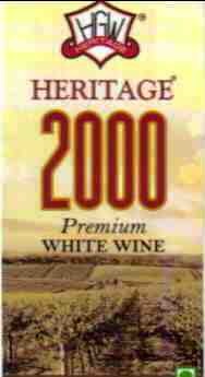 Heritage 2000 Premium White Wine Device mark 4228059 Trademark