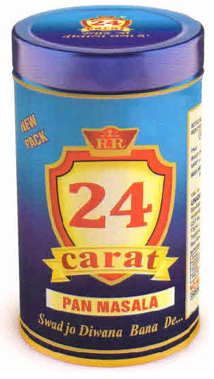 Rr 24 Carat Pan Masala Device mark 4237528 Trademark